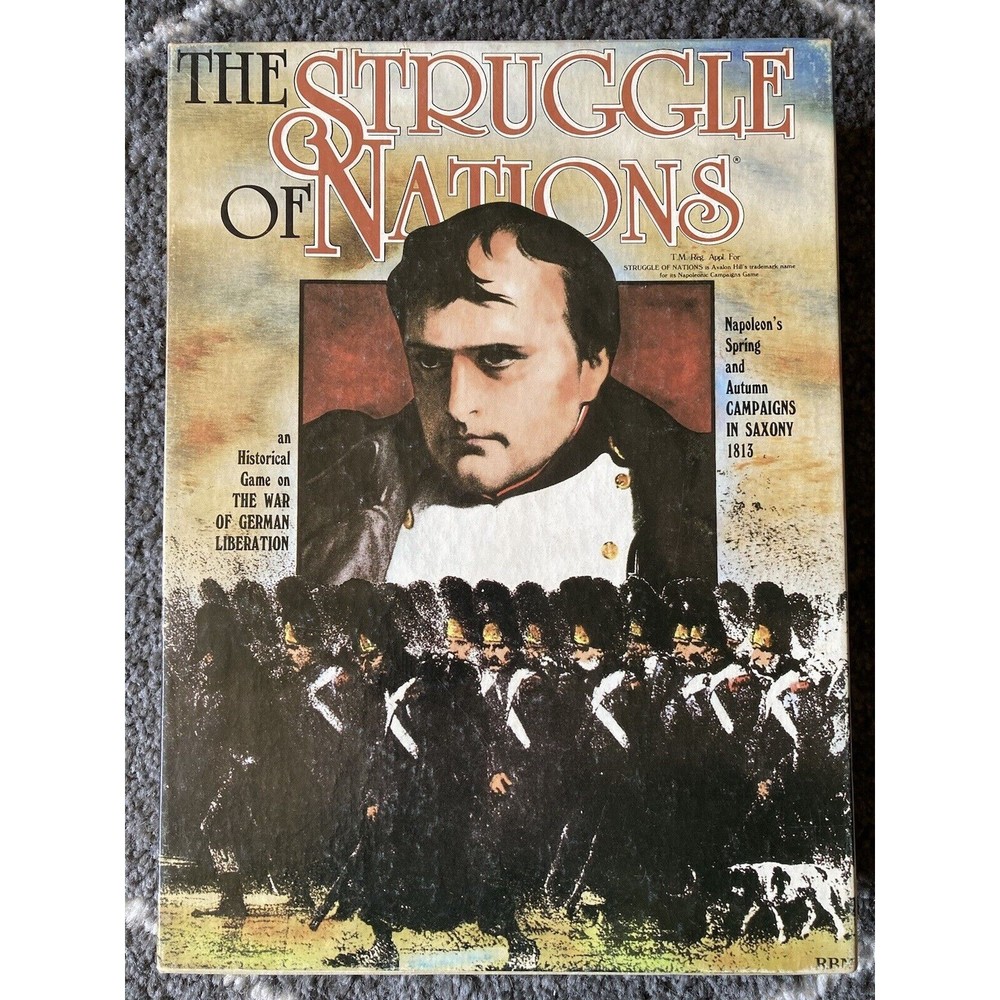 1981 Avalon Hill The Struggle of Nations NAPOLEON: War of German Liberation RPG